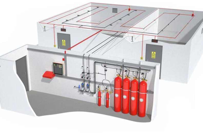 Installation & Modify Fire Extinguisher "Paint Shop system " and "CO2 fire extinguishing system"